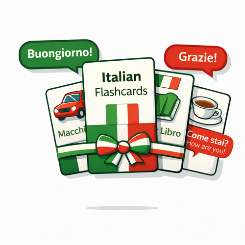 Italian Flashcards Bundle