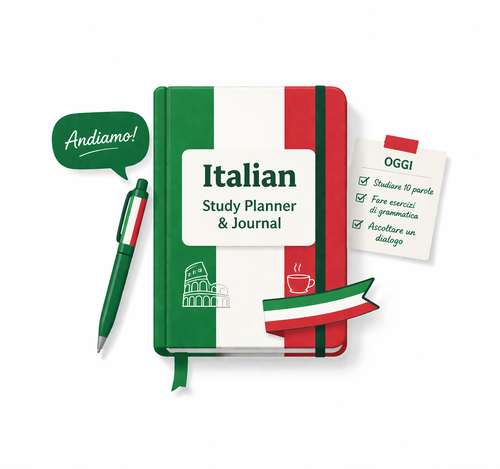 Italian Study Planner & Journal