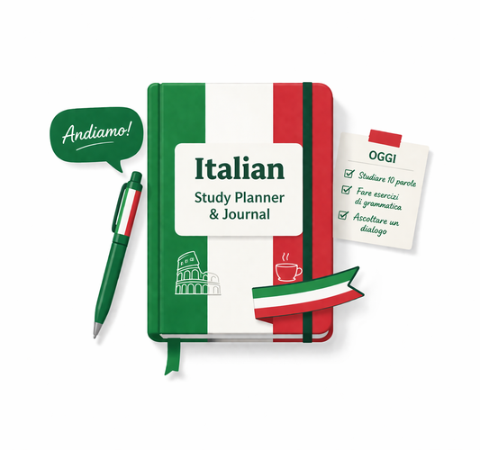 Italian Study Planner & Journal