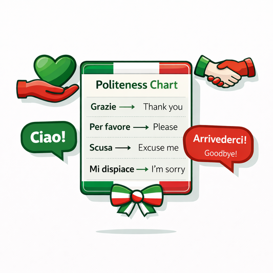 Italian Politeness & Social Expressions Chart